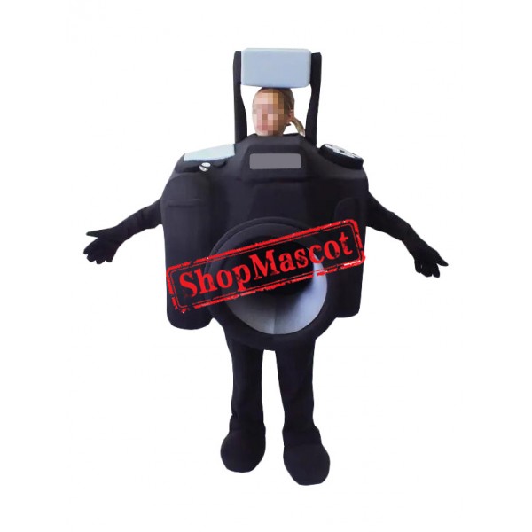 Friendly Realistic Lightweight Camera Mascot Costume