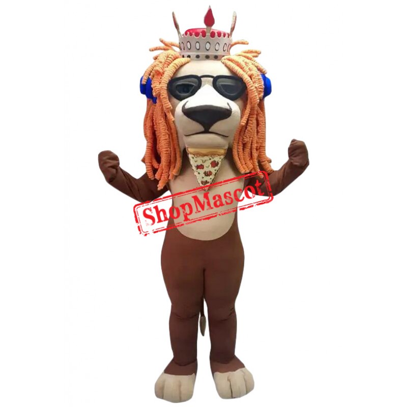 Affordable Lightweight Red Hair Lion Mascot Costume