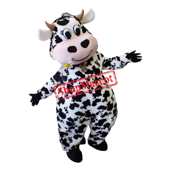 Affordable Happy Lightweight Cow Mascot Costume