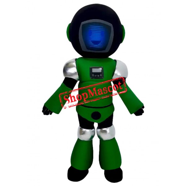Friendly Lightweight Robot Mascot Costume