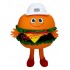 Friendly Lightweight Hamburger Mascot Costume