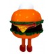 Friendly Lightweight Hamburger Mascot Costume