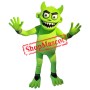 Green Devil Mascot Costume