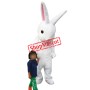 Friendly Lightweight White Rabbit Mascot Costume
