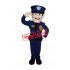 Friendly Lightweight Police Mascot Costume