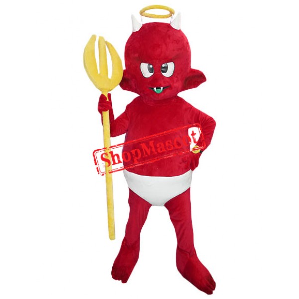 Fierce Deluxe Red Devil Mascot Costume