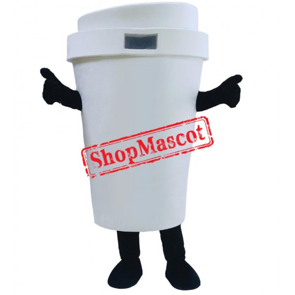 Deluxe White Lightweight Cup Mascot Costume
