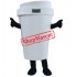 Deluxe White Lightweight Cup Mascot Costume