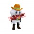 Lovely Lightweight Teeth Cowboy Mascot Costume