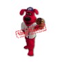 Red Sport Dog Mascot Costume