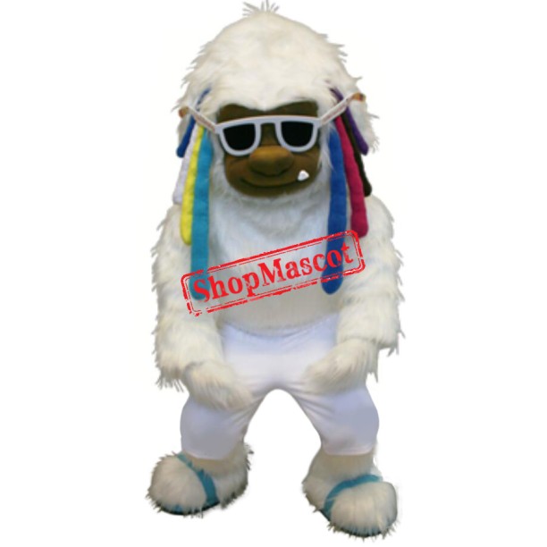 Happy Deluxe Realistic Snowman Mascot Costume