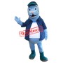 Blue Deluxe Realistic Sea Lion Mascot Costume