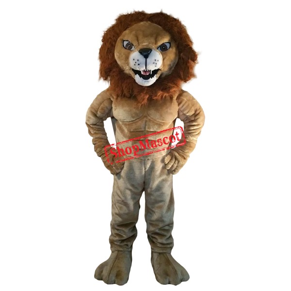 Power Short Hair Lion Mascot Costume Power Short Hair Lion Mascot Costume