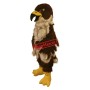 Realistic Black Hawk Mascot Costume