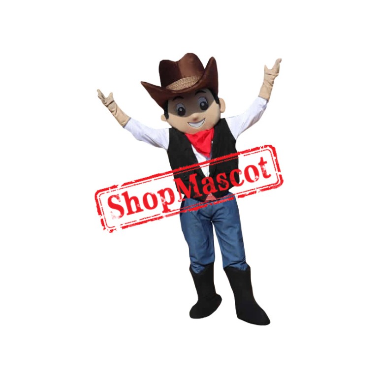 Happy Dallas Cowboy Mascot Costume