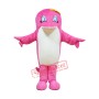 Affordable Realistic Pink Dolphin Mascot Costume
