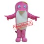 Affordable Realistic Pink Dolphin Mascot Costume