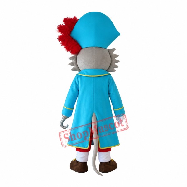 Deluxe Realistic Pirate Wolf Mascot Costume Deluxe Realistic Pirate Wolf Mascot Costume
