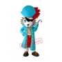 Deluxe Realistic Pirate Wolf Mascot Costume