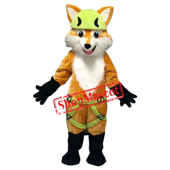 Workwear Fox Mascot Costume
