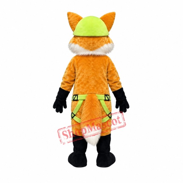 Workwear Fox Mascot Costume Workwear Fox Mascot Costume