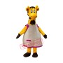 Happy Realistic Blue Giraffe Mascot Costume