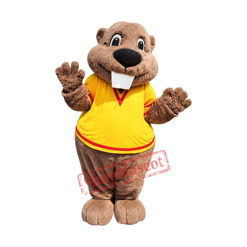 Deluxe Realistic Beaver Mascot Costume Deluxe Realistic Beaver Mascot Costume