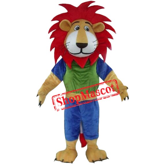 Affordable Realistic Red  Hair Lion Mascot Costume