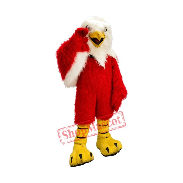 Sport Realistic Red Eagle Mascot Costume