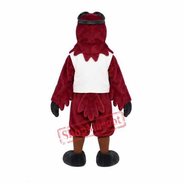 Realistic Aviator Eagle Mascot Costume