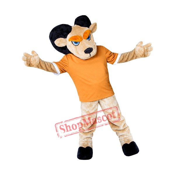 Realistic Sport Ram Mascot Costume Realistic Sport Ram Mascot Costume