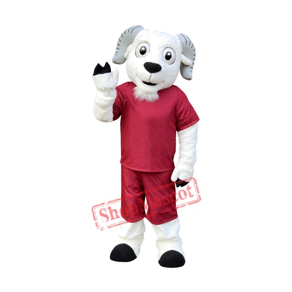 Cute Realistic Ram Mascot Costume