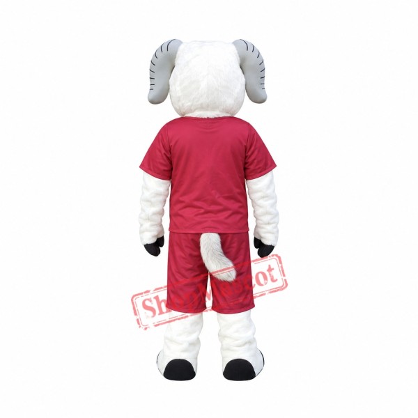 Cute Realistic Ram Mascot Costume Cute Realistic Ram Mascot Costume