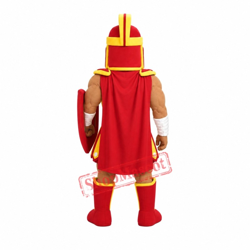 Golden Armor Warrior Mascot Costume