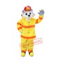 Lovely Realistic Fire Dog Mascot Costume