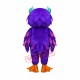Purple Realistic Owl Mascot Costume Purple Realistic Owl Mascot Costume