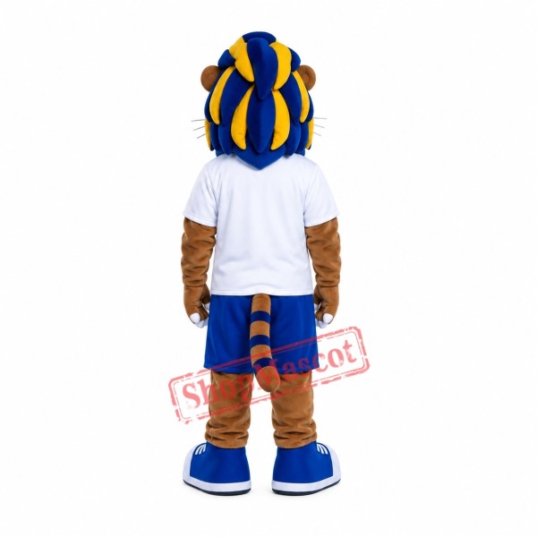 Handsome Realistic Lion Mascot Costume Handsome Realistic Lion Mascot Costume
