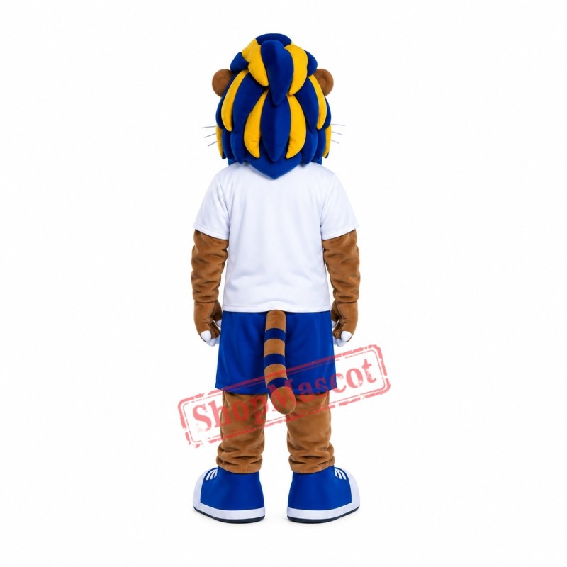Handsome Realistic Lion Mascot Costume Handsome Realistic Lion Mascot Costume