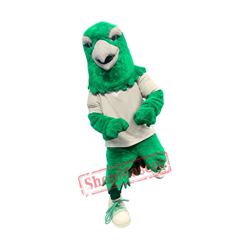 Realistic Green Eagle Mascot Costume Realistic Green Eagle Mascot Costume