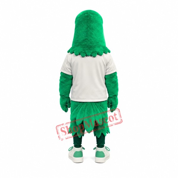 Realistic Green Eagle Mascot Costume