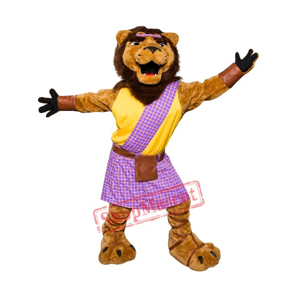 Friendly Deluxe Realistic Lightweight Lion Mascot Costume