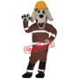 Friendly Deluxe Realistic Lightweight Fire Dog Mascot Costume