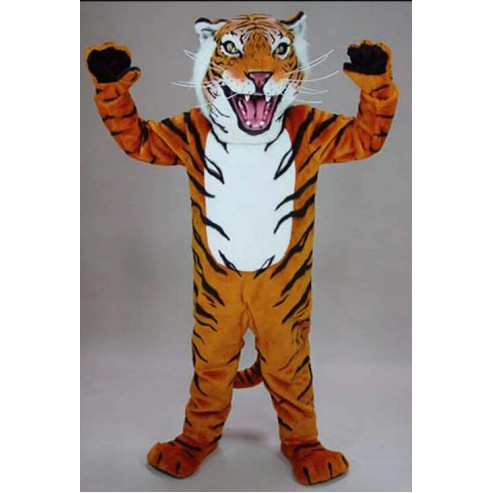 Tiger Mascot Costume for Adults