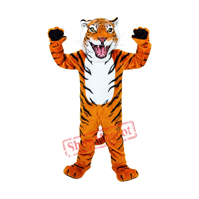 Tiger Mascot Costume for Adults