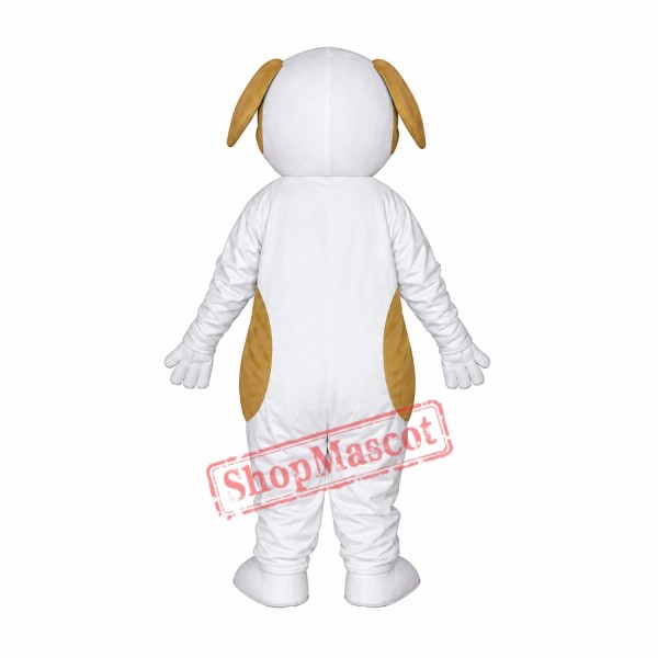 Brown and White Dog Adult Mascot Costume Free Shipping