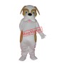 Brown and White Dog Adult Mascot Costume Free Shipping