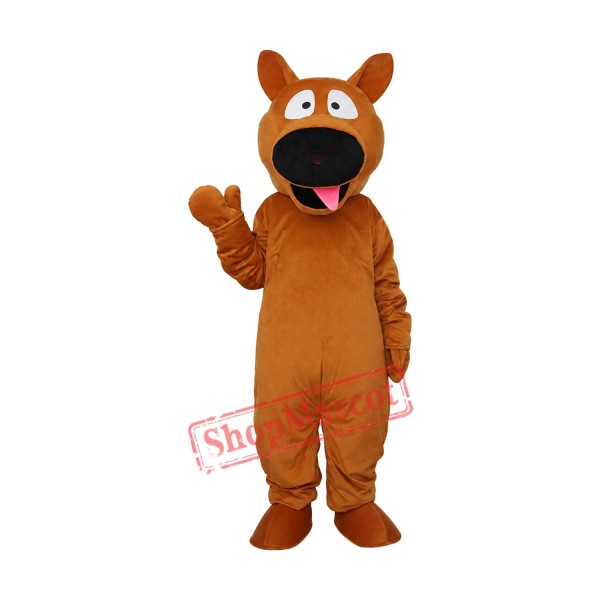 Brown Dog Mascot Adult Costume Free Shipping
