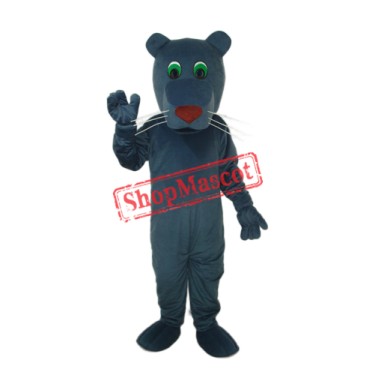 Black Mouth Dog Mascot Adult Costume Free Shipping