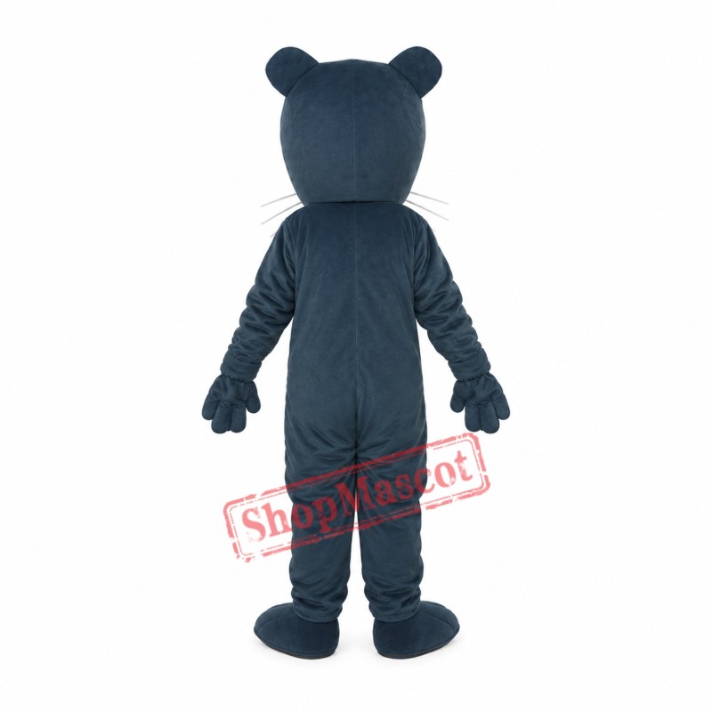 Black Mouth Dog Mascot Adult Costume Free Shipping