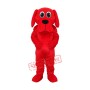 Black Nose Rooney Red Dog Mascot Adult Costume Free Shipping